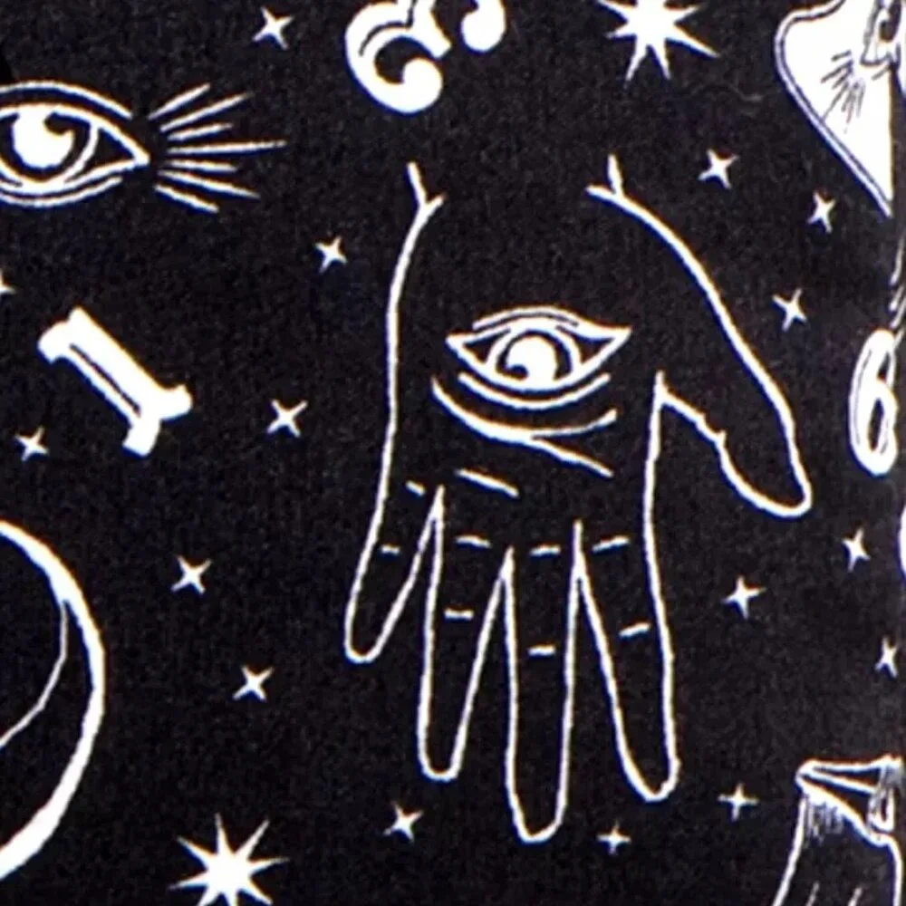 4pc Cynthia Rowley Halloween Ouija Board FULL Sheet Set Psychic Palm Celestial